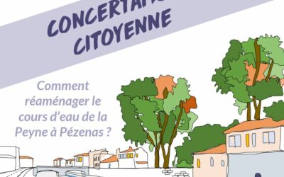 Concertation citoyenne sur l’aménagement de la Peyne à Pézenas