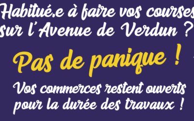 Les accès aux commerces maintenus sur l’avenue de Verdun : une priorité pour l’équipe municipale