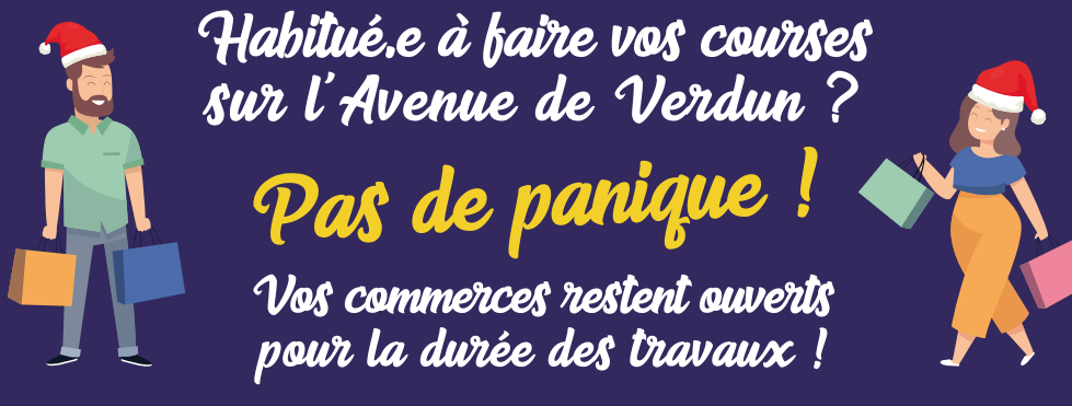 Les accès aux commerces maintenus sur l’avenue de Verdun : une priorité pour l’équipe municipale
