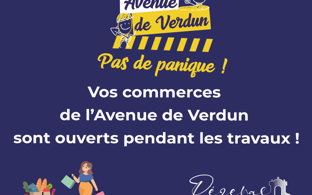 Avenue de Verdun : modification du plan de circulation à compter du 6 mai