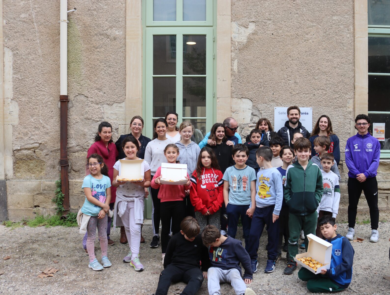 Les élus en visite aux vacances sportives de février